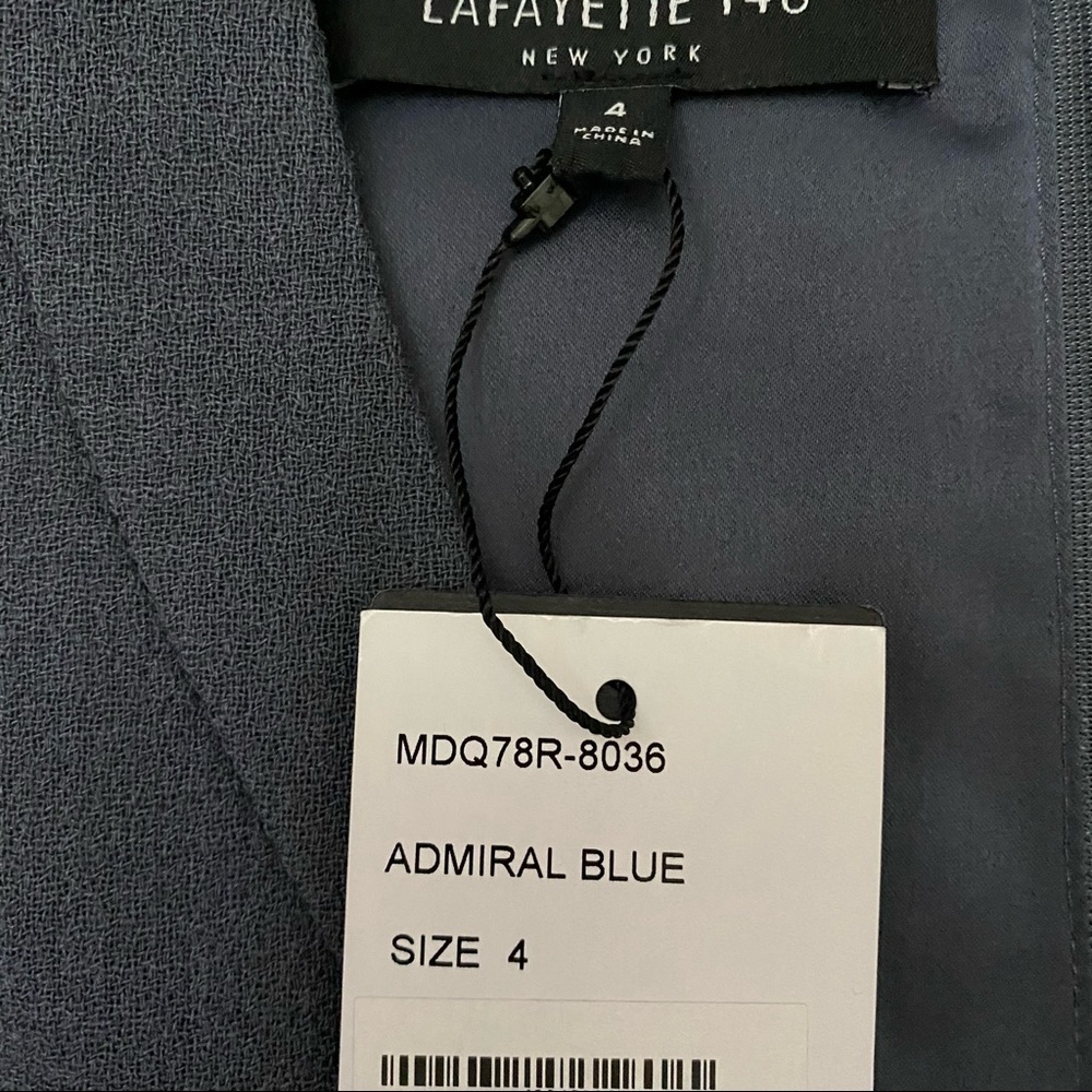 Lafayette 148 Kendal V-Neck Sleeveless Wool Sheath - Picture 11 of 11